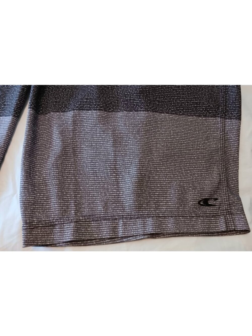 O'Neill Hybrid Board Shorts 32 Gray Black Zipper Pockets Men's Swimsuit - Picture 4 of 13